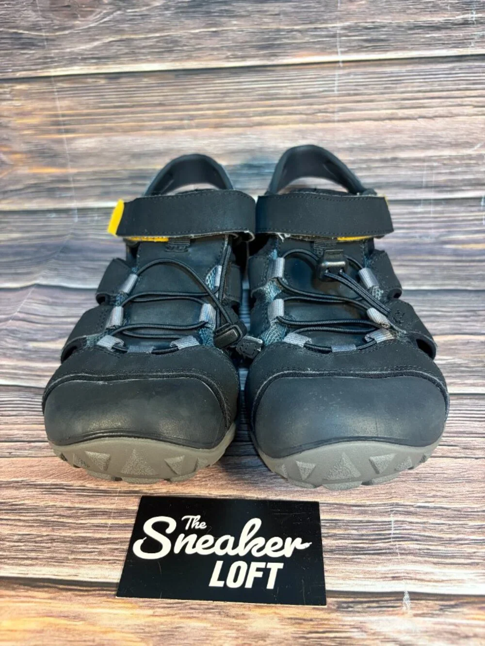 Teva Flintwood Sandals Men's Black Water Hiking Shoes Size 9